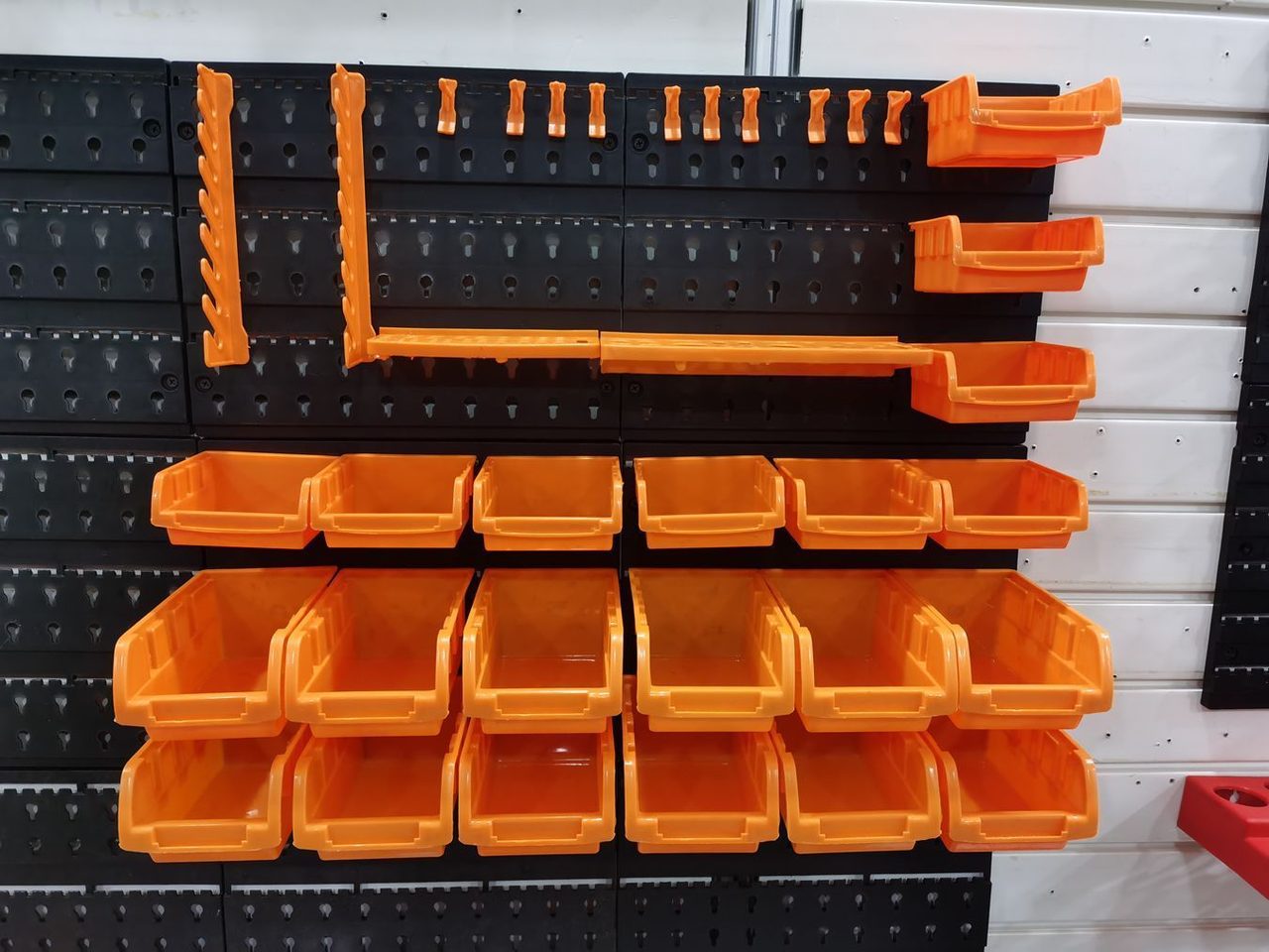 YS13000 39 Piece Plastic Mounted Wall DIY Tool — storage box by WIS Technology